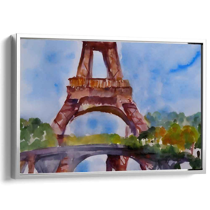 Watercolor Eiffel Tower #114