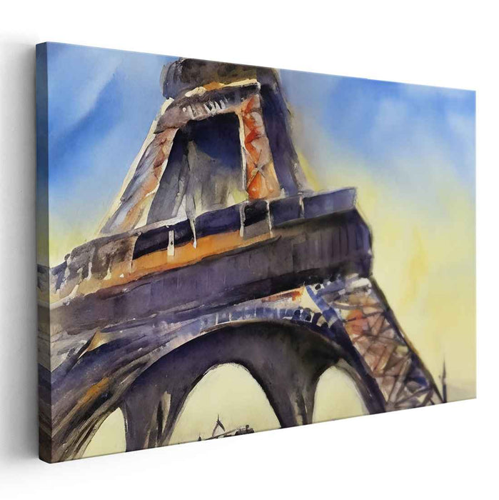 Rainbow Boulevard Dreams: Watercolor Impressionist Paris Art Print