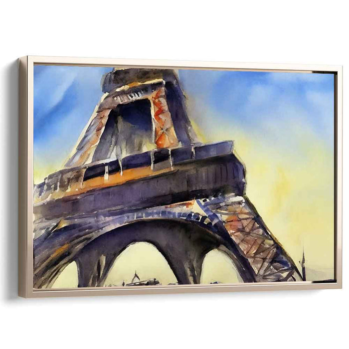 Rainbow Boulevard Dreams: Watercolor Impressionist Paris Art Print