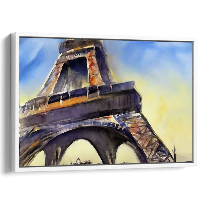 Rainbow Boulevard Dreams: Watercolor Impressionist Paris Art Print