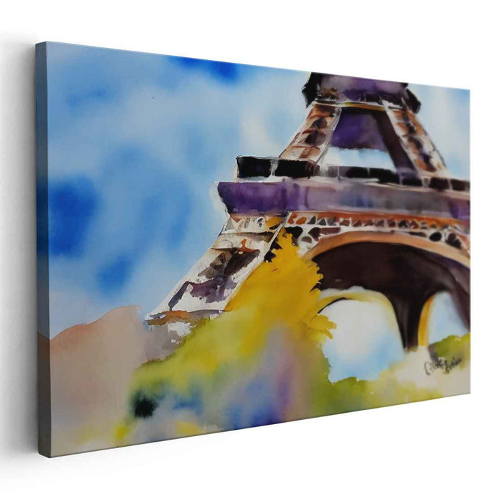 Watercolor Eiffel Tower #137