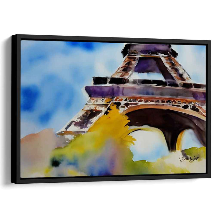 Watercolor Eiffel Tower #137