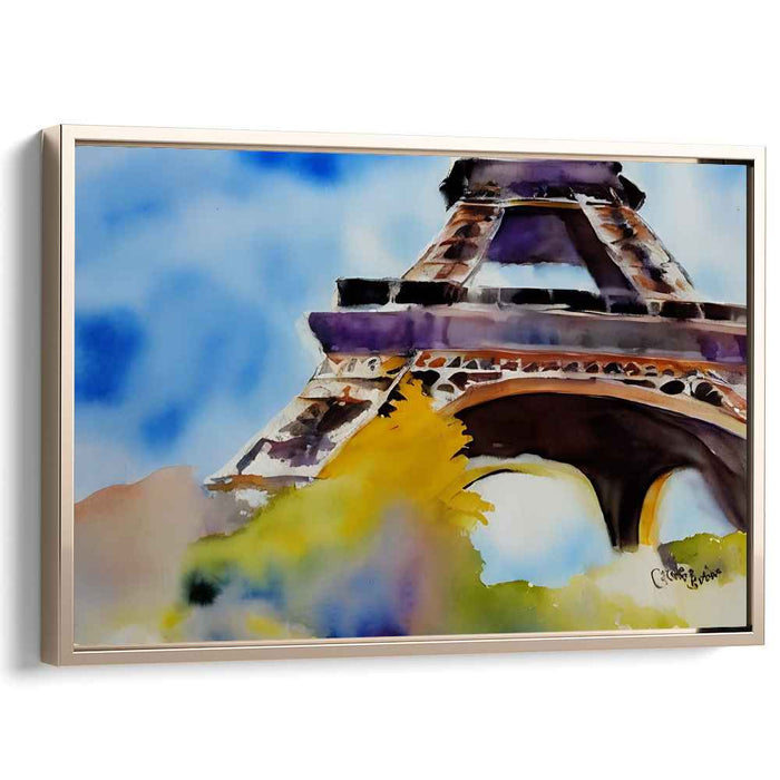 Watercolor Eiffel Tower #137