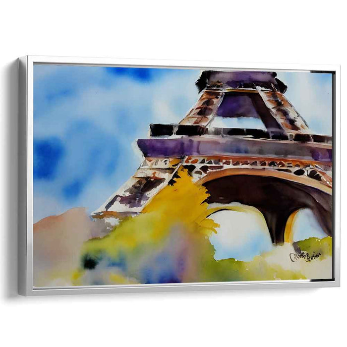 Watercolor Eiffel Tower #137