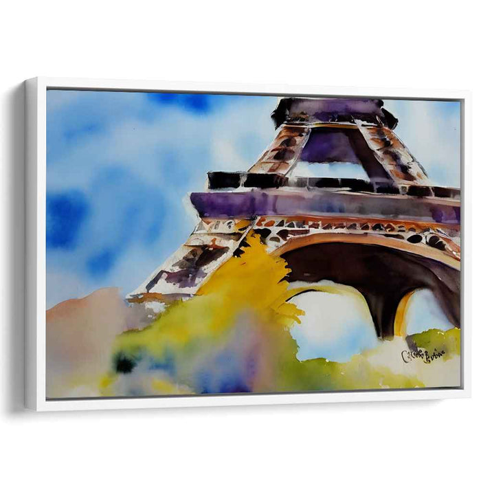 Watercolor Eiffel Tower #137