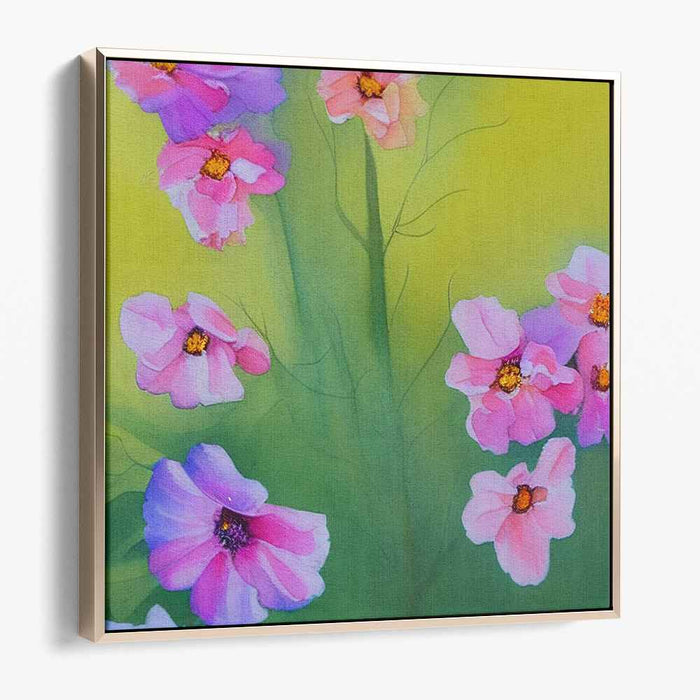Aquarelle Blossom Study: Watercolor Floral Canvas Art Print