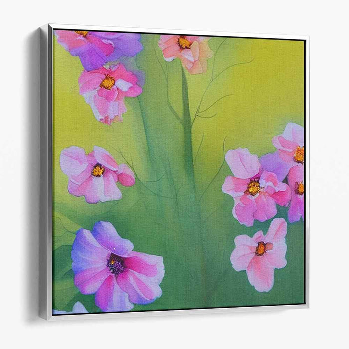 Aquarelle Blossom Study: Watercolor Floral Canvas Art Print