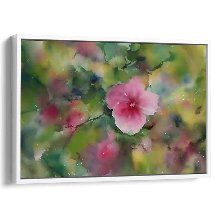 Blooming Petal Symphony: Serene Watercolor Floral Art