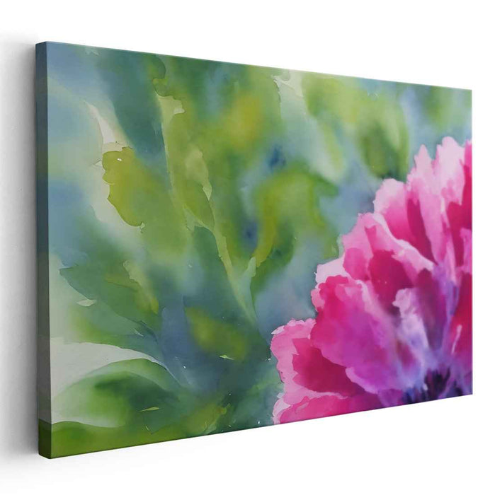 Pastel Petal Dance: Impressionist-Inspired Watercolor Floral Art