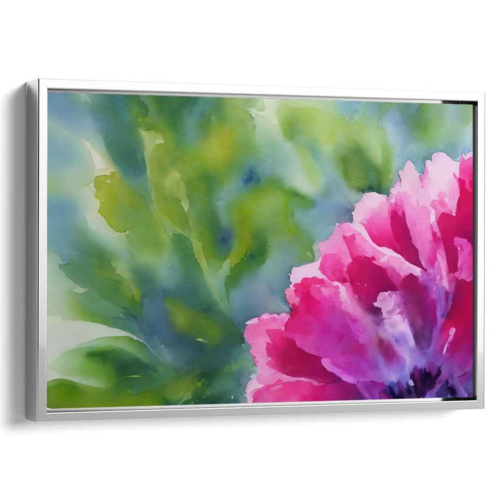 Pastel Petal Dance: Impressionist-Inspired Watercolor Floral Art