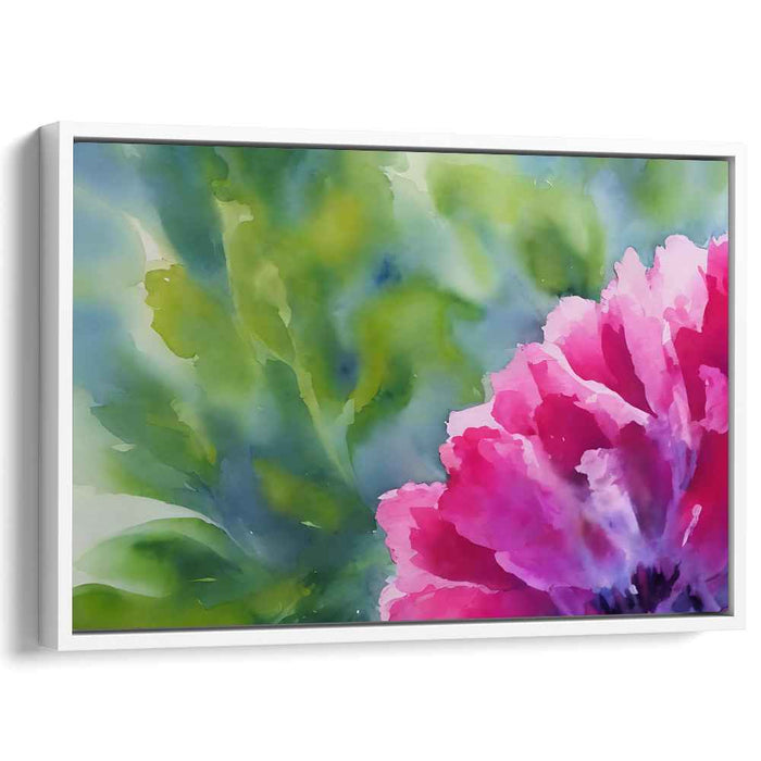 Pastel Petal Dance: Impressionist-Inspired Watercolor Floral Art