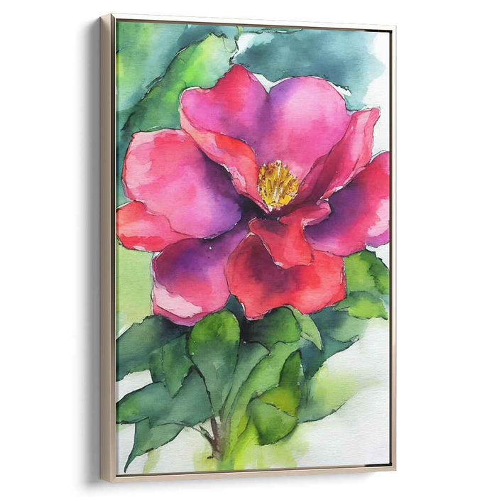 Blossoms in Blur: Watercolor Flower Art Print