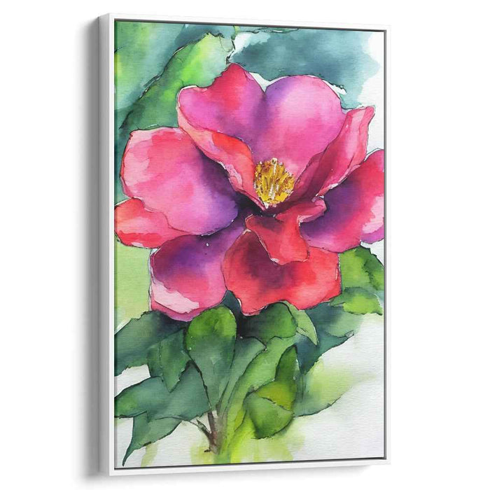 Blossoms in Blur: Watercolor Flower Art Print