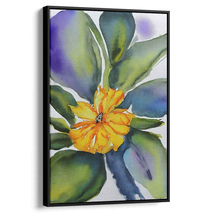 Blossom Symphony Dream: Vibrant Watercolor Flower Canvas Art Print
