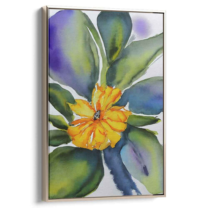 Blossom Symphony Dream: Vibrant Watercolor Flower Canvas Art Print