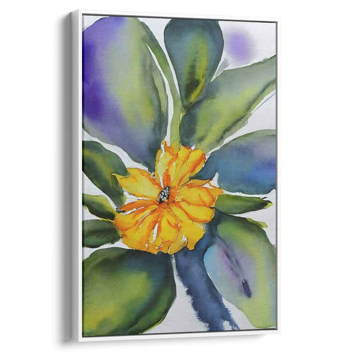 Blossom Symphony Dream: Vibrant Watercolor Flower Canvas Art Print