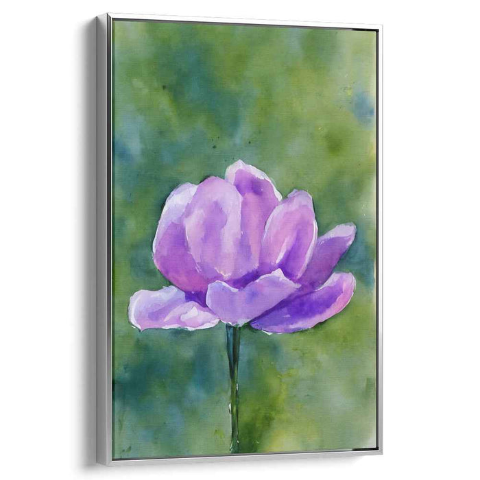 Serene Lotus: Watercolor Reflections of Nature
