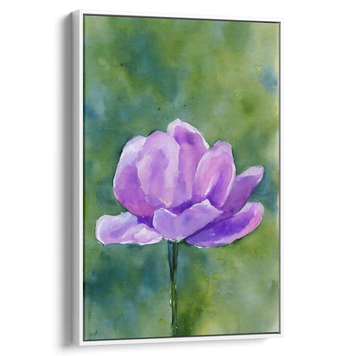 Serene Lotus: Watercolor Reflections of Nature