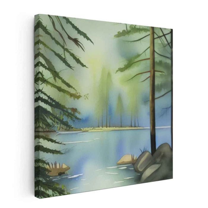 Watercolor Forest #004