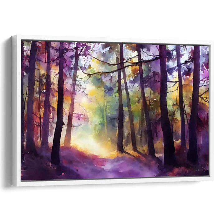 Aqua Brush Symphony: Impressionist Watercolor Landscape