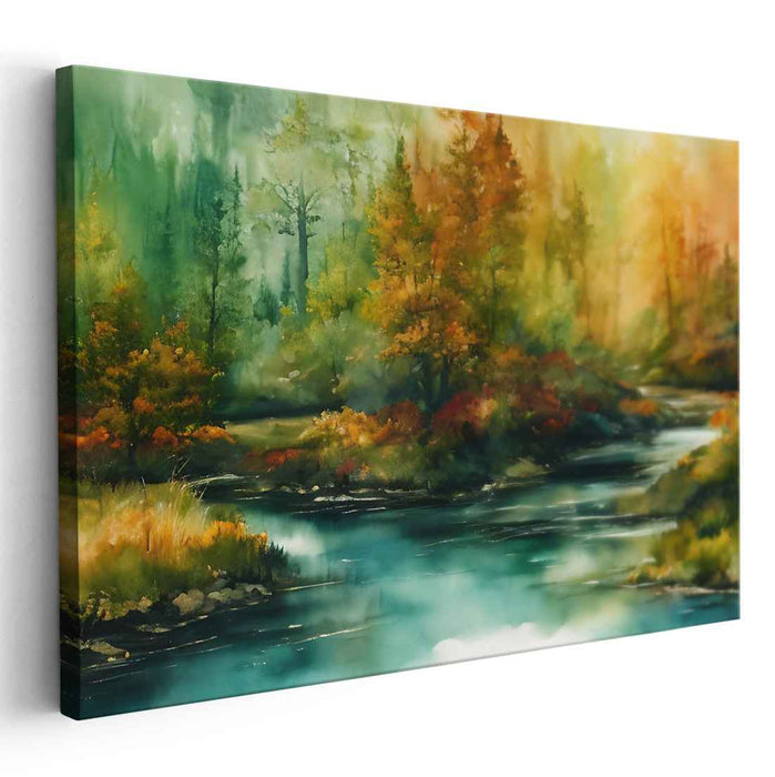 Watercolor Forest #134