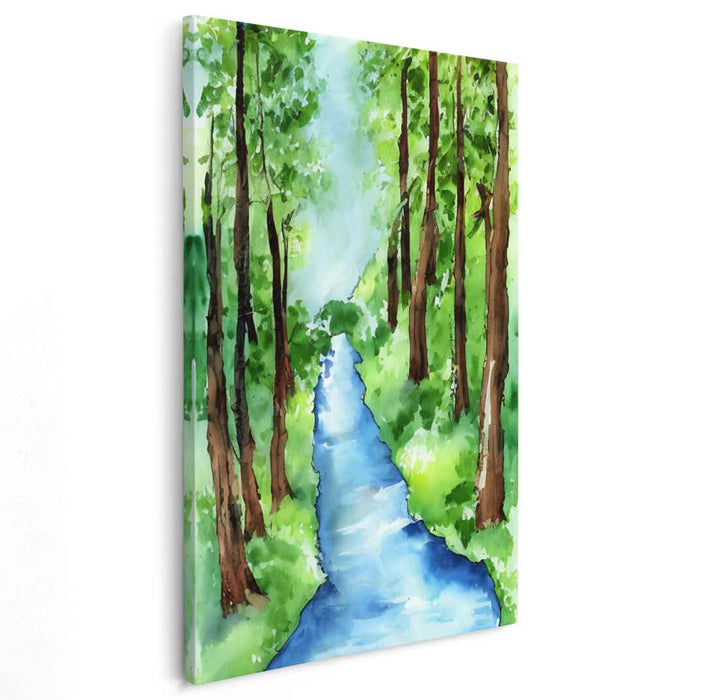 Watercolor Forest #223