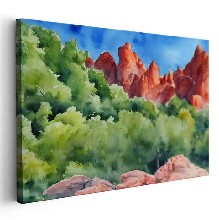 Watercolor Garden of Gods #103