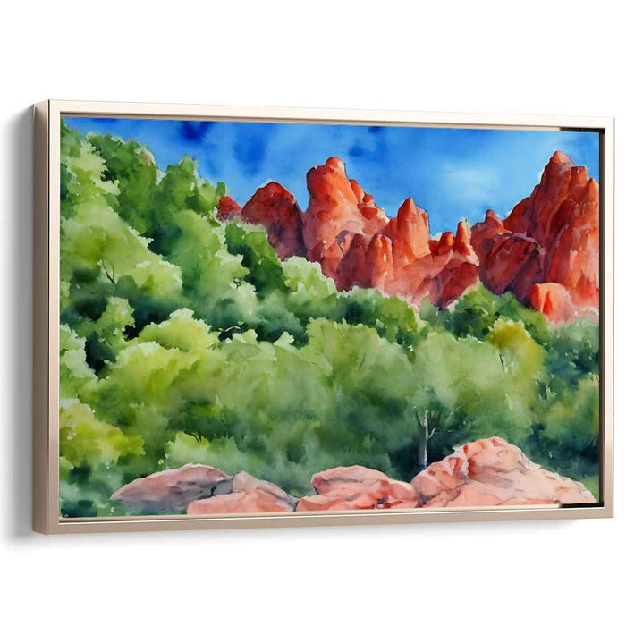 Watercolor Garden of Gods #103