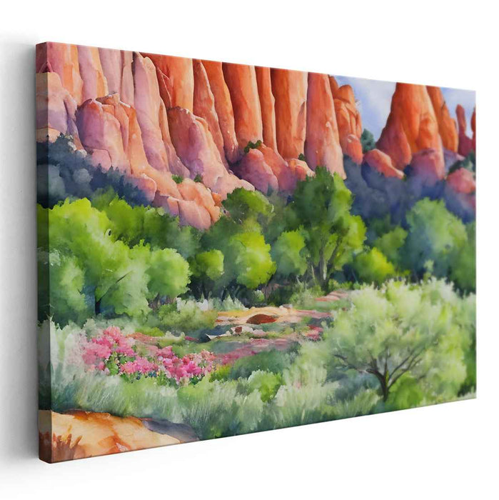 Watercolor Garden of Gods #111