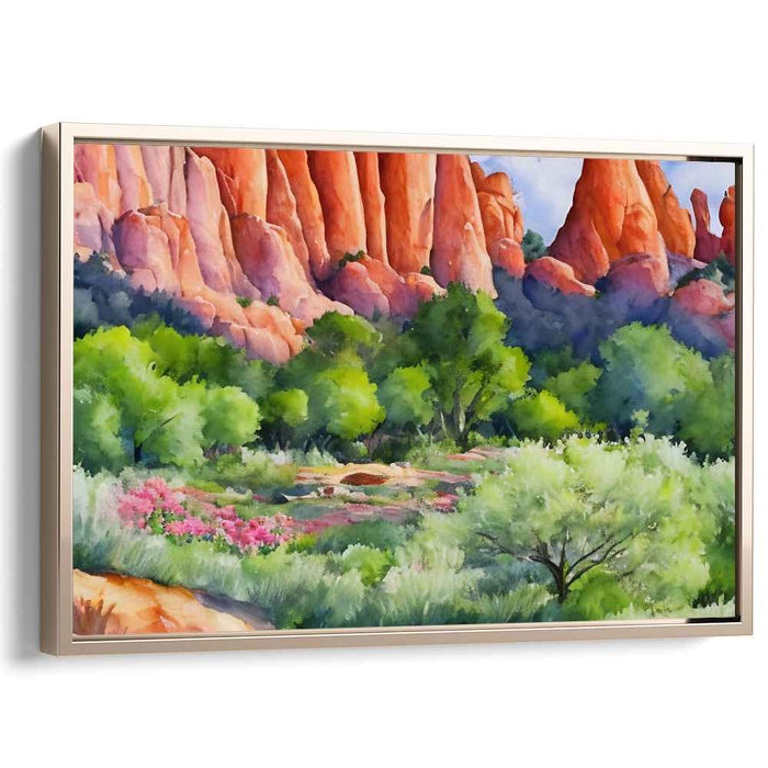 Watercolor Garden of Gods #111