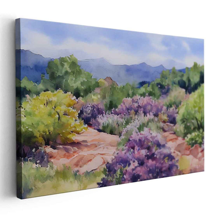 Watercolor Garden of Gods #115