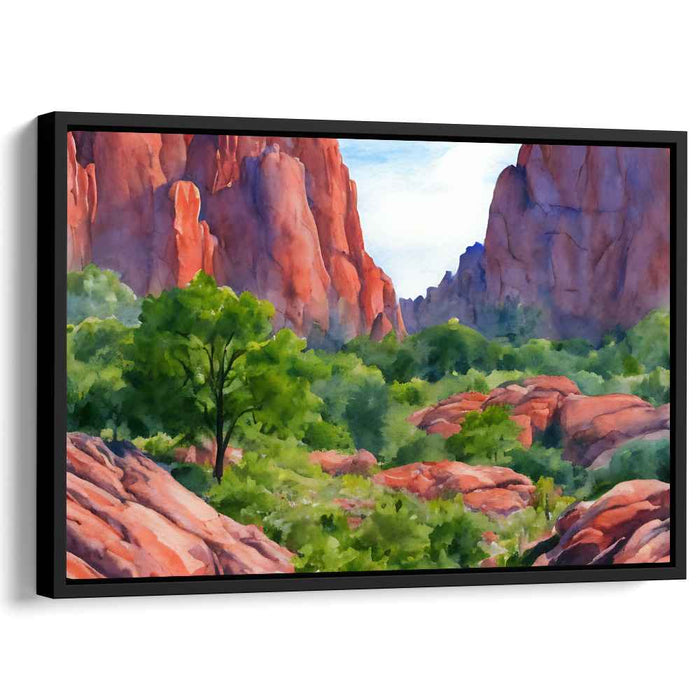 Watercolor Garden of Gods #120