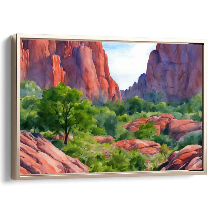 Watercolor Garden of Gods #120