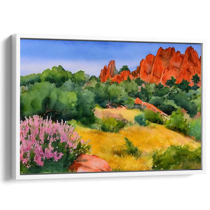 Watercolor Garden of Gods #129