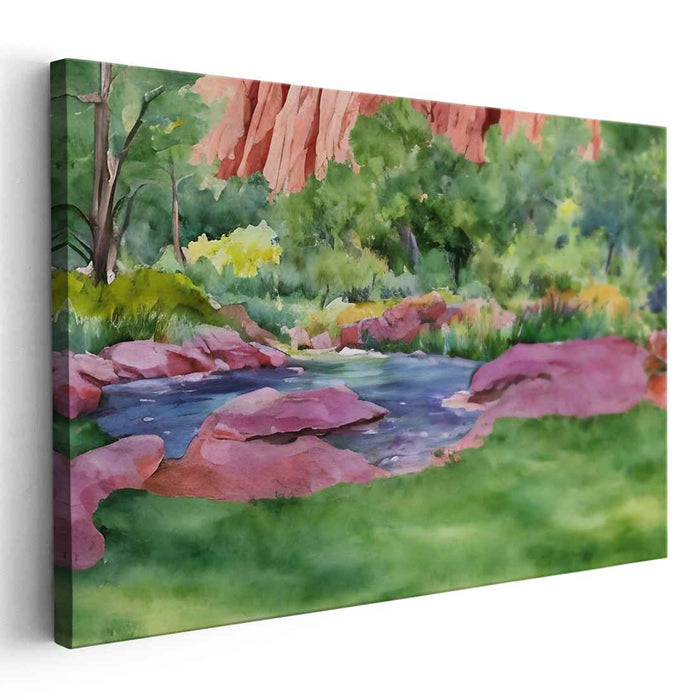 Watercolor Garden of Gods #137