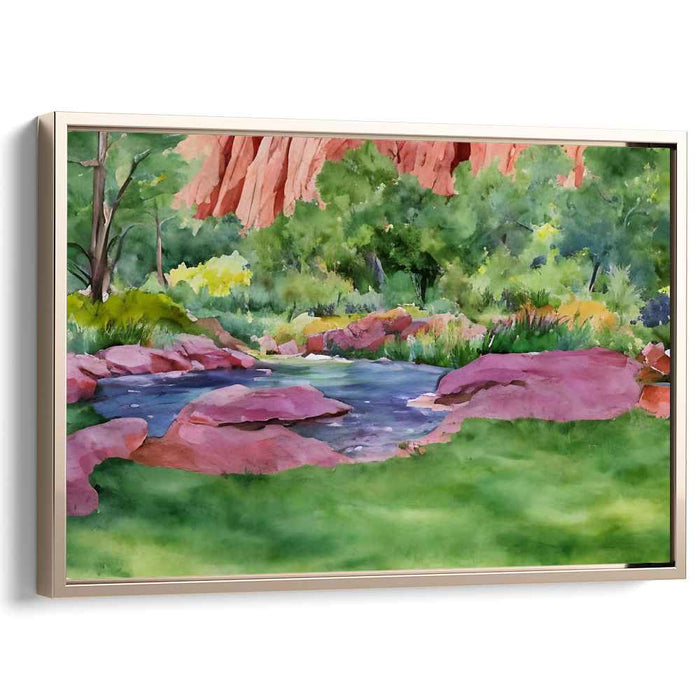 Watercolor Garden of Gods #137