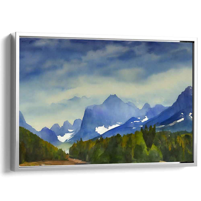 Watercolor Glacier National Park #103