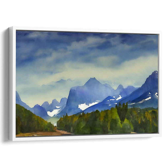 Watercolor Glacier National Park #103