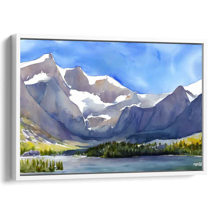 Watercolor Glacier National Park #107