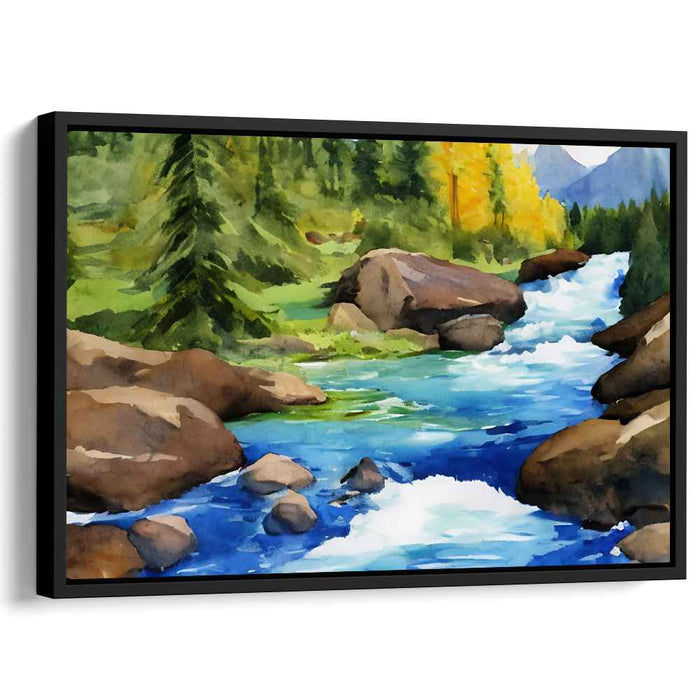 Watercolor Glacier National Park #109