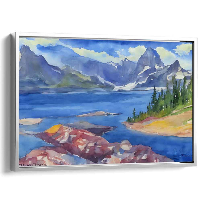 Watercolor Glacier National Park #119