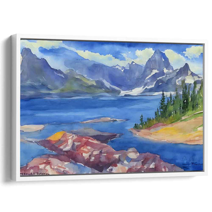 Watercolor Glacier National Park #119