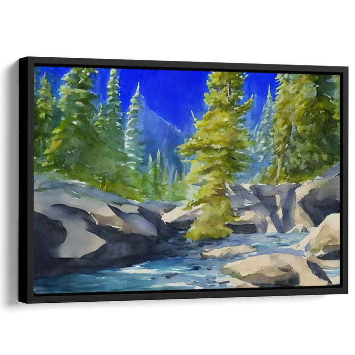 Watercolor Glacier National Park #124