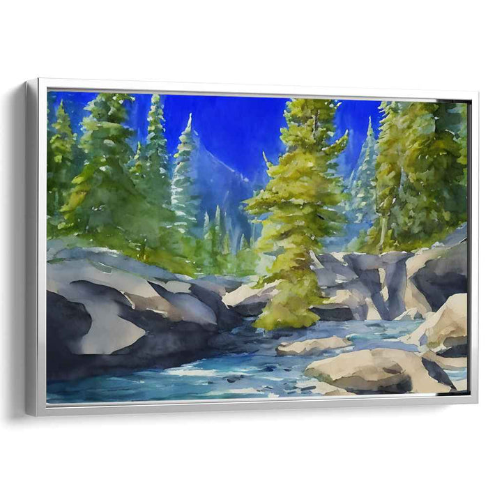 Watercolor Glacier National Park #124