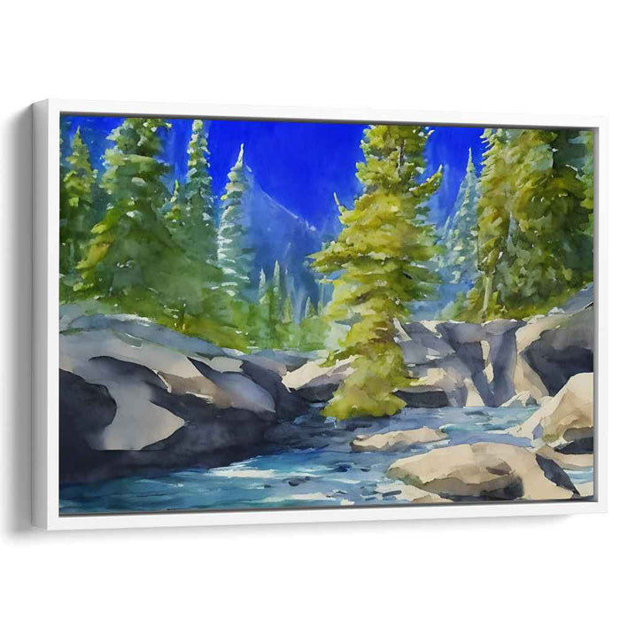 Watercolor Glacier National Park #124