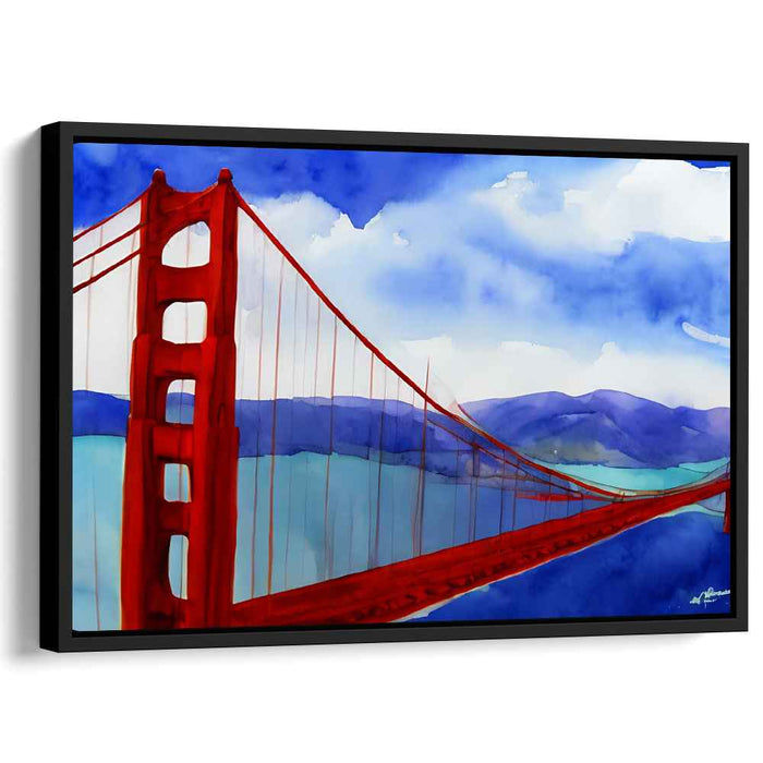 Misty Morning Memories: Watercolor Wonders of San Francisco