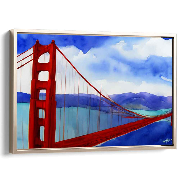 Misty Morning Memories: Watercolor Wonders of San Francisco