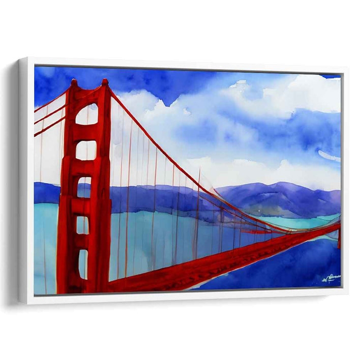 Misty Morning Memories: Watercolor Wonders of San Francisco