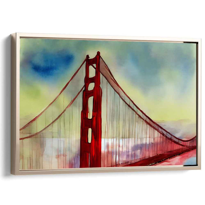 Watercolor Golden Gate Bridge #105