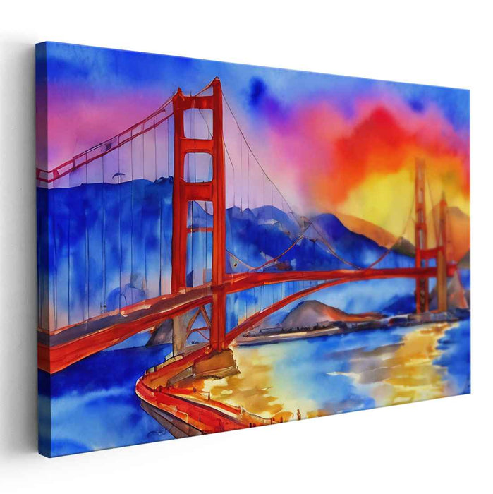 Oceanic Feelings: Expressive Watercolor Art Print